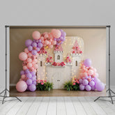 Lofaris Floral Balloon Arch Castle Boho Wedding Backdrop